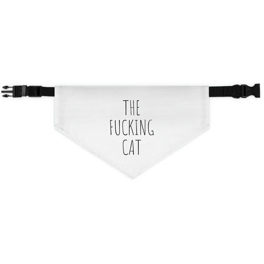 C-THE Effing CAT-Pet Bandana Collar
